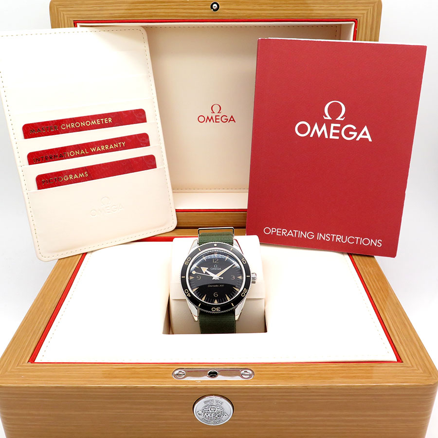 Omega Seamaster 300 Co‑Axial Master Chronometer 41 mm with Black Dial on NATO - Image 2