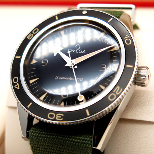 Omega Seamaster 300 Co‑Axial Master Chronometer 41 mm with Black Dial on NATO - Image 3