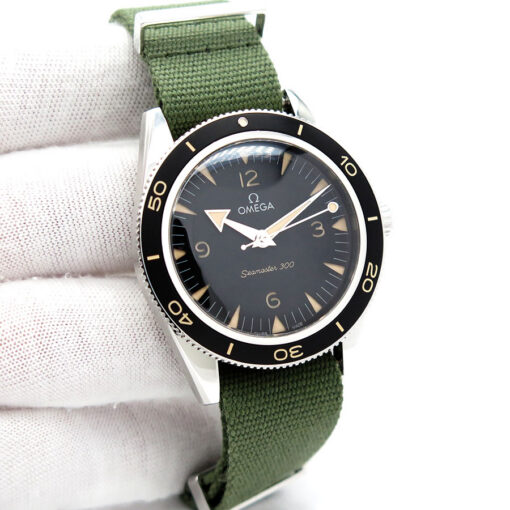 Omega Seamaster 300 Co‑Axial Master Chronometer 41 mm with Black Dial on NATO