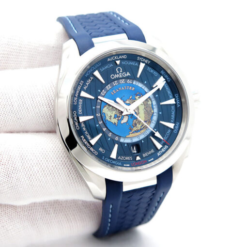 Omega Seamaster Aqua Terra Worldtimer GMT on Strap