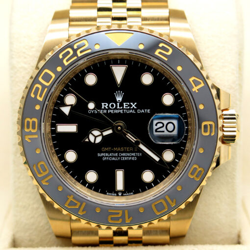 Rolex 126718GRNR GMT Master II 18K Yellow Gold on Jubilee - Image 3