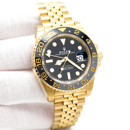 Rolex 126718GRNR GMT Master II 18K Yellow Gold on Jubilee