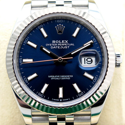 Rolex 126334 Datejust 41 with Blue Stick Dial on Jubilee - Image 3