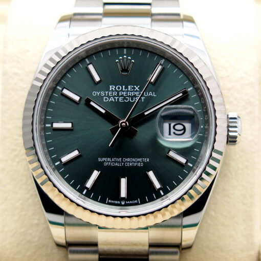 Rolex 126234 Datejust with Mint Green Dial on Oyster - Image 3