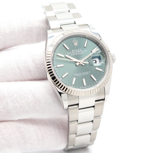Rolex 126234 Datejust with Mint Green Dial on Oyster