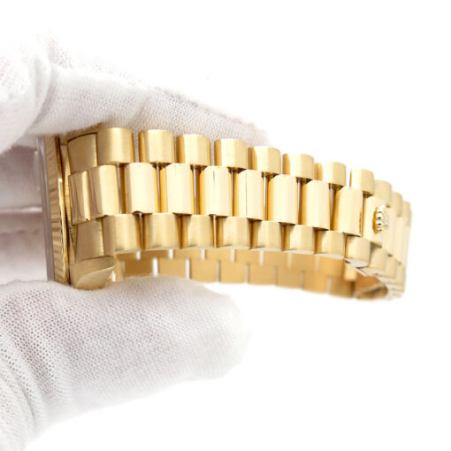 Rolex 18238 Day Date 18K Yellow Gold with White Roman Dial - Image 13