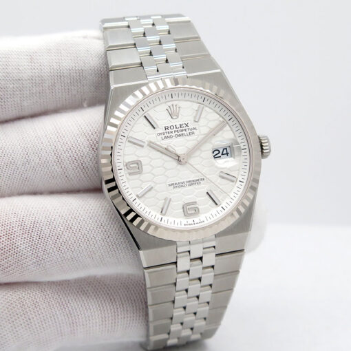 Rolex 127334 Land-Dweller 40 with White Dial