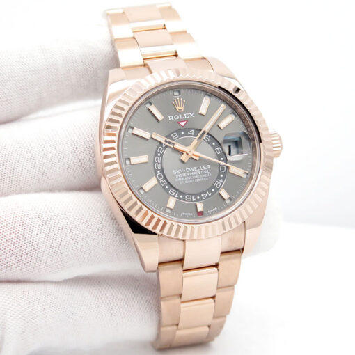 Rolex 326935 Skydweller 18K Rose Gold with Slate Dial