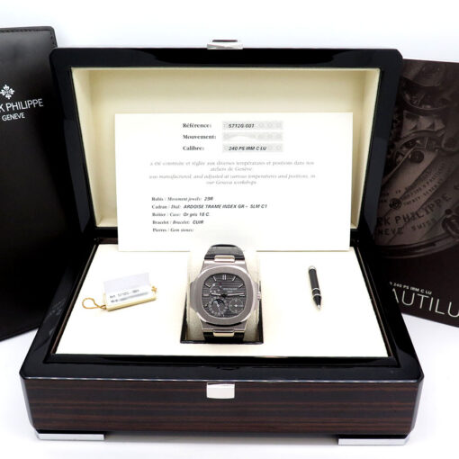 Alternative view of Patek Philippe 5712G Nautilus Moonphase