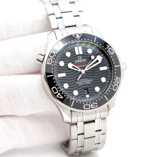 Omega Seamaster Diver 300m with Black Dial on Bracelet