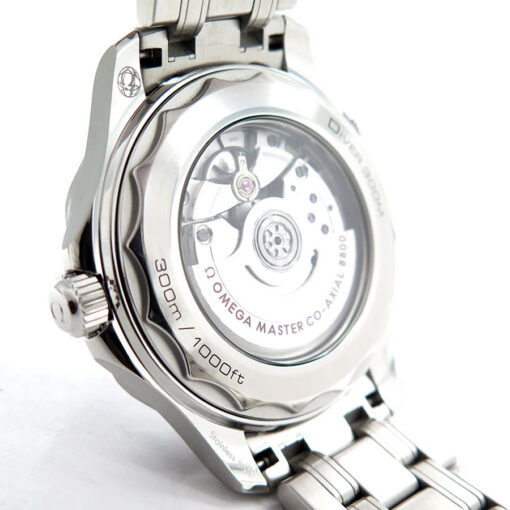 Omega Seamaster Diver 300m with Black Dial on Bracelet - Image 4