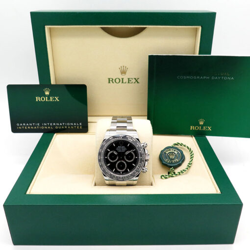 Alternative view of Rolex 126500LN Cosmograph Daytona with Black Dial
