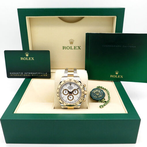 Alternative view of Rolex 126503 Cosmograph Daytona 18K/SS with White Dial