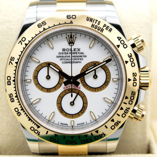 Rolex 126503 Cosmograph Daytona 18K/SS with White Dial - Image 3