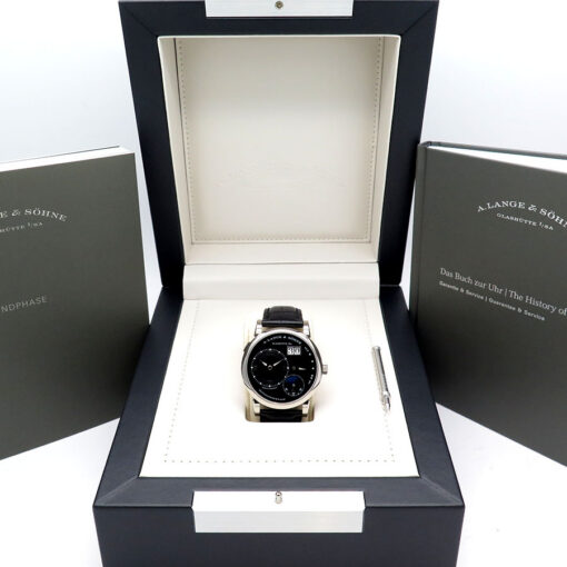 A. Lange & Sohne 192.029 Lange 1 18K White Gold with Black Dial - Image 2
