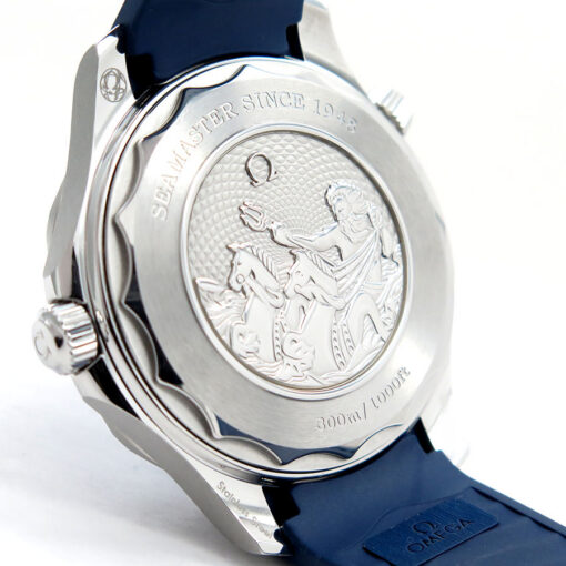 Omega Seamaster Diver 300m "Summer Blue" on Strap - Image 5