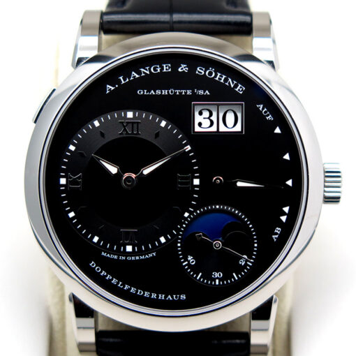 A. Lange & Sohne 192.029 Lange 1 18K White Gold with Black Dial - Image 3