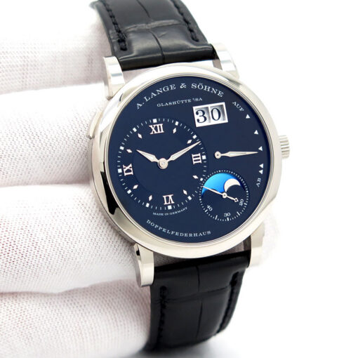 A. Lange & Sohne 192.029 Lange 1 18K White Gold with Black Dial