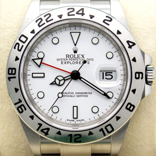 Rolex 16570 Explorer II with White Dial and 3186 Movement - Image 3