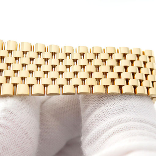 Rolex 52508 Perpetual 1908 with White Dial 18K Yellow Gold on Settimo Bracelet - Image 10
