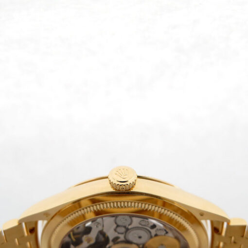 Rolex 52508 Perpetual 1908 with White Dial 18K Yellow Gold on Settimo Bracelet - Image 6