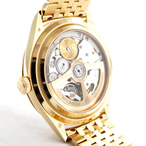 Rolex 52508 Perpetual 1908 with White Dial 18K Yellow Gold on Settimo Bracelet - Image 5