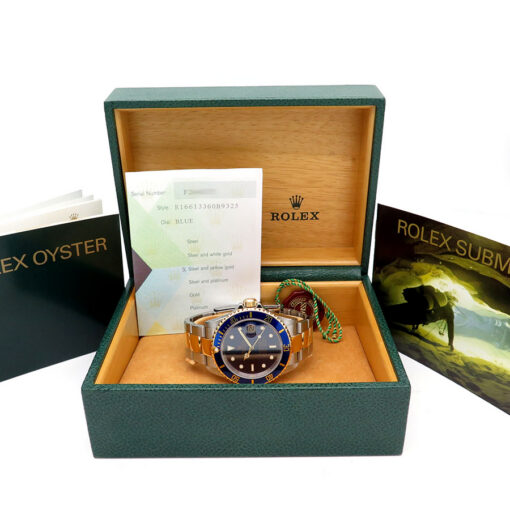 Rolex 16613LB Submariner 18K/SS with Blue Dial - Image 2