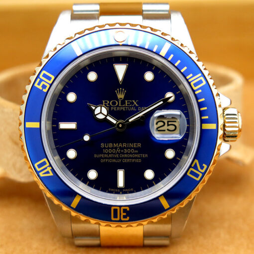 Rolex 16613LB Submariner 18K/SS with Blue Dial - Image 3