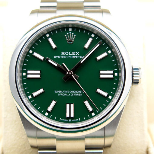 Rolex 134300 Oyster Perpetual 41 with Green Dial - Image 3