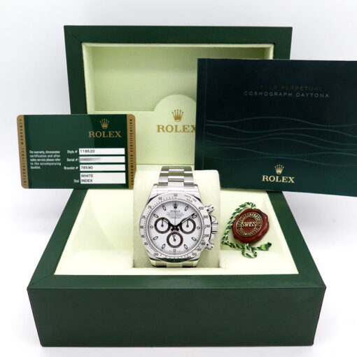 Alternative view of Rolex 116520 Cosmograph Daytona with White Dial