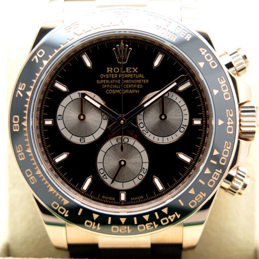 Rolex 126515LN Cosmograph Daytona 18K Rose Gold with Black Dial - Image 4