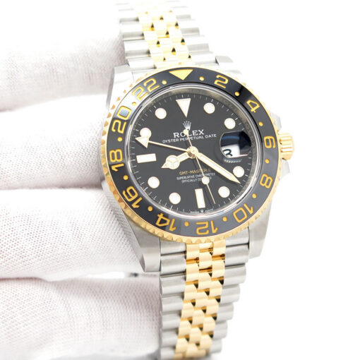 Rolex 126713GRNR GMT Master II 18K/SS on Jubilee
