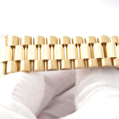Rolex 118238 Day Date 18K Yellow Gold with Champagne Stick Dial - Image 4