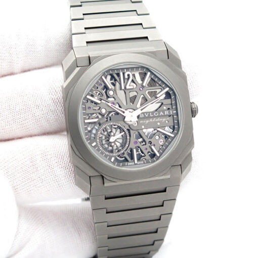 Bulgari 103610 Octo Finissimo Skeleton 8 Days Titanium