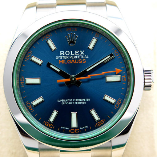 Rolex 116400GV Milgauss with Blue Dial - Image 3