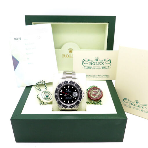 Alternative view of Rolex CPO 16710LN GMT Master II