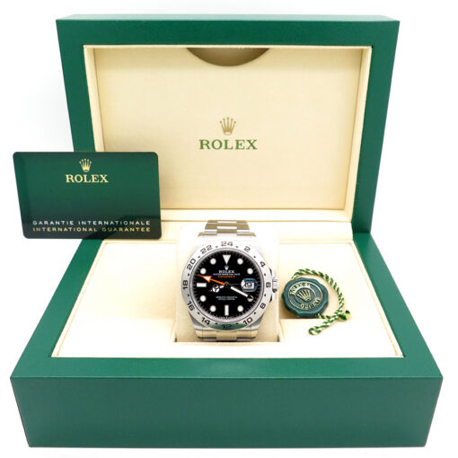 Alternative view of Rolex 226570 Explorer II with Black Dial