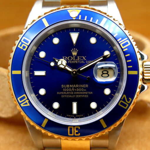 Rolex 16613LB Submariner 18K/SS with Blue Dial - Image 3