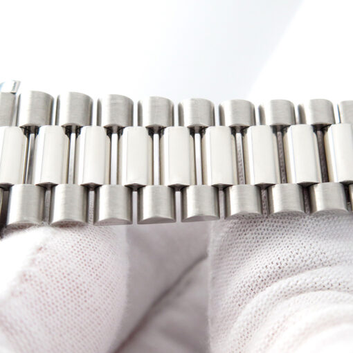 Rolex 228206 Day Date 40 Platinum with Ice Blue Silver Roman Dial - Image 6