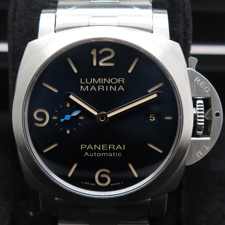Panerai PAM 1058 Luminor Marina 1950 44mm with Blue Dial - Image 3