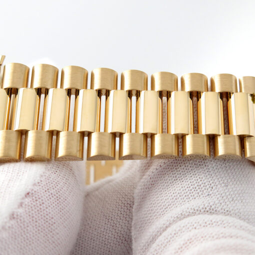 Rolex 228238 Day Date 40 18K Yellow Gold with Champagne Stick Dial - Image 6