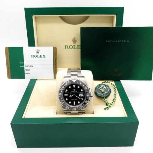 Alternative view of Rolex 116710LN GMT Master II