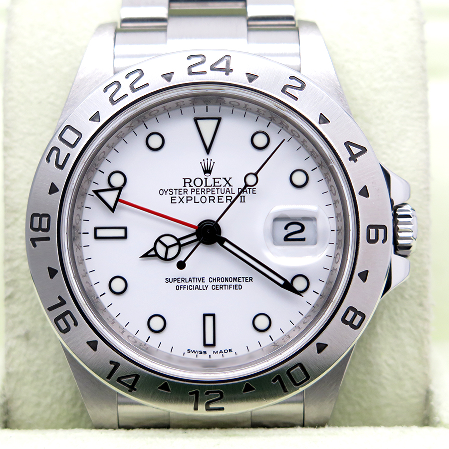 Rolex 16570 Explorer II with White Dial and 3186 Movement - Image 3