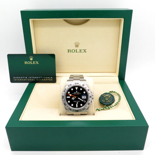 Alternative view of Rolex 226570 Explorer II with Black Dial