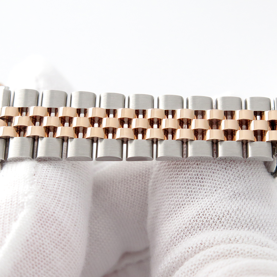 Rolex 279171 Datejust 18K/SS with Mother of Pearl Diamond Dial on Jubilee - Image 8