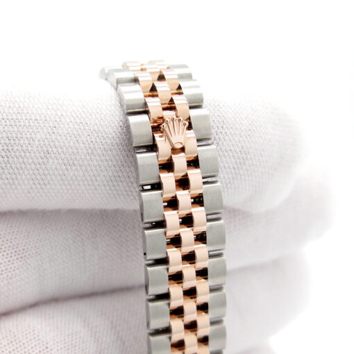 Rolex 279171 Datejust 18K/SS with Chocolate Roman Dial on Jubilee - Image 7