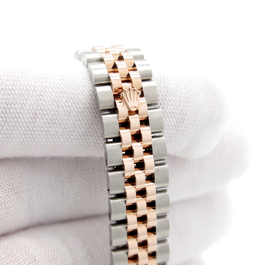 Rolex 279171 Datejust 18K/SS with Chocolate Roman Dial on Jubilee - Image 7