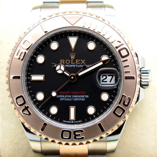 Rolex 268621 Yachtmaster 18K/SS with Black Dial 37mm - Image 3
