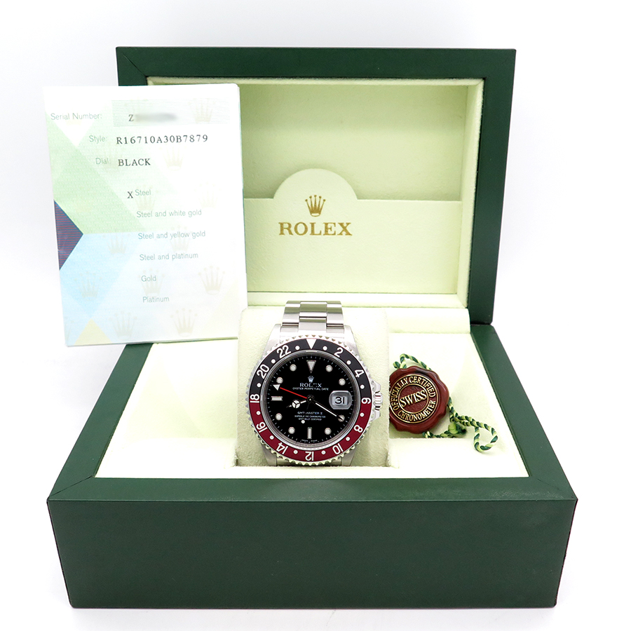 Rolex 16710 GMT Master II with Red & Black Bezel - Image 2