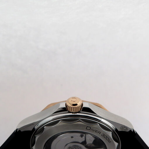 Omega Seamaster Diver 300m 18K/SS with Black Dial on Strap - Image 5